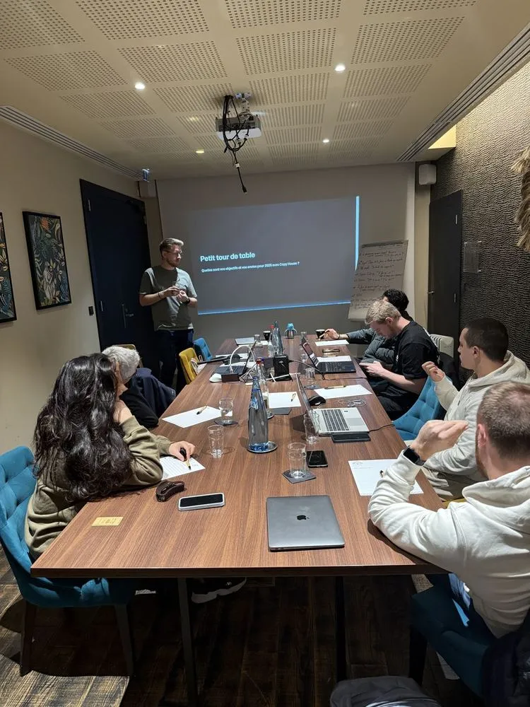 Séminaire Copy House : tour de table sur les objectifs de l'année